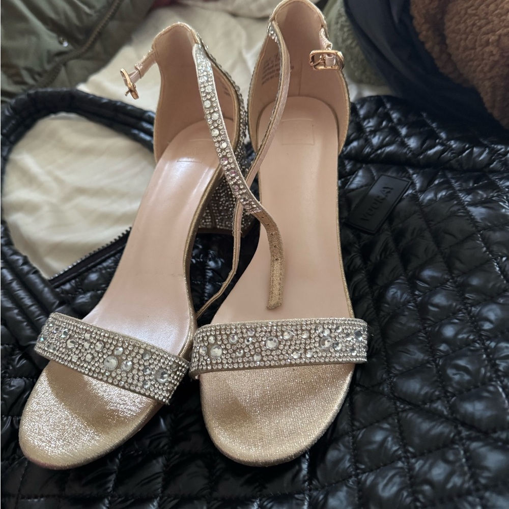 Elegant Rhinestone Embellished Sandals